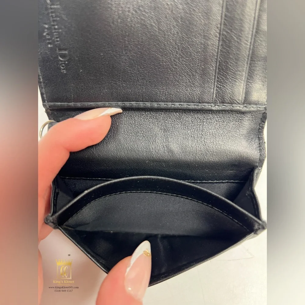 Christian Dior card case wallet